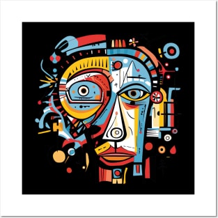 Abstract Face Picasso Posters and Art